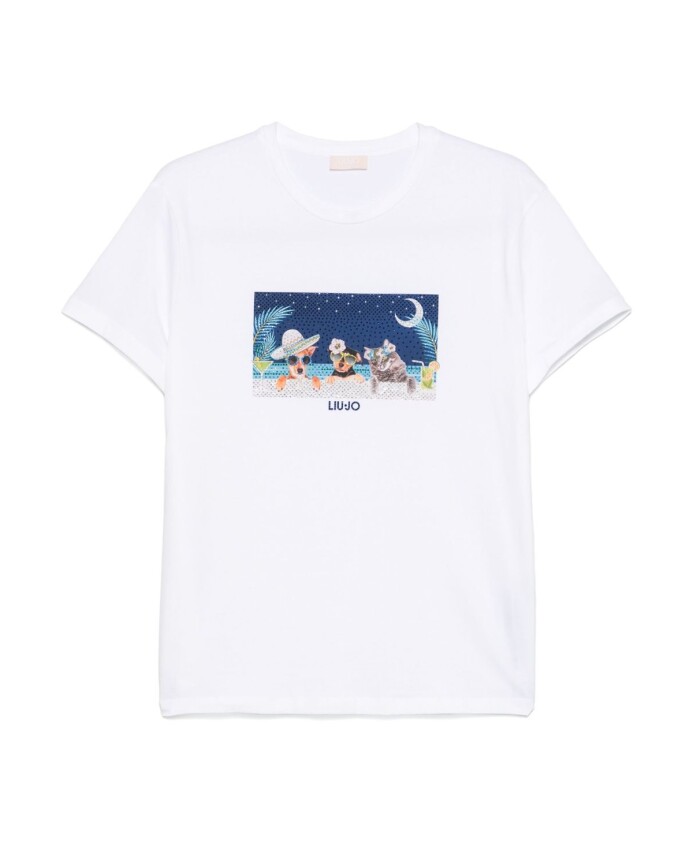 graphic-print-crew-neck-t-shirts