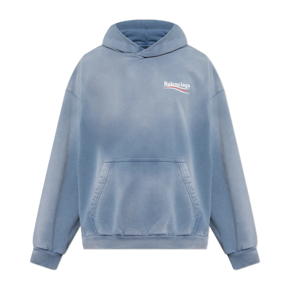 Balenciaga Hoodie Blue, Herr