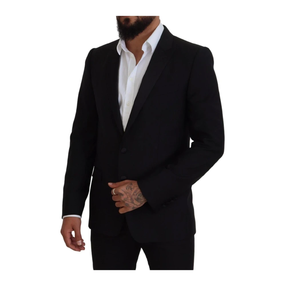 Dolce & Gabbana Uomo Nero Giacche, L, New,
