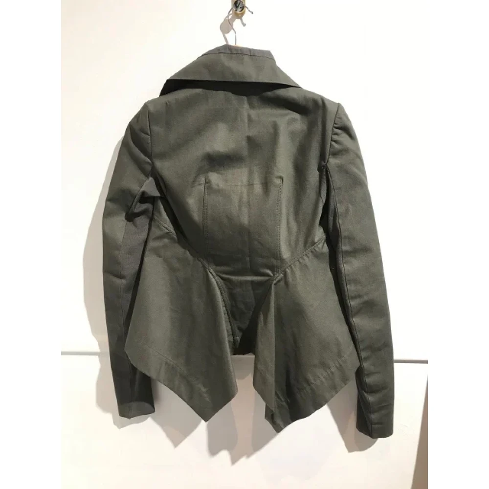 Rick Owens Pre-owned Cotton outerwear Green Dames