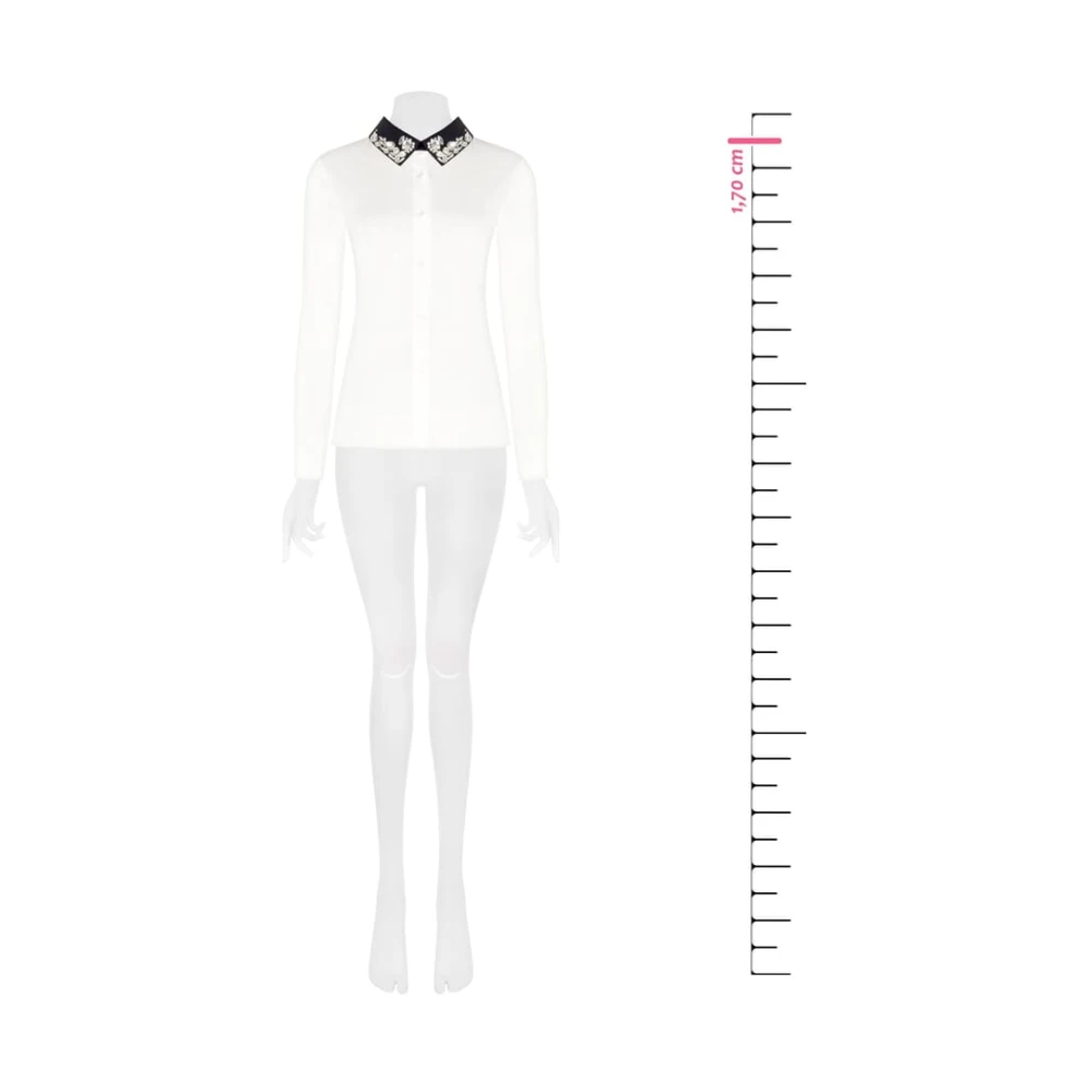 RINASCIMENTO Elegante Blouse Herfst Winter Collectie White Dames
