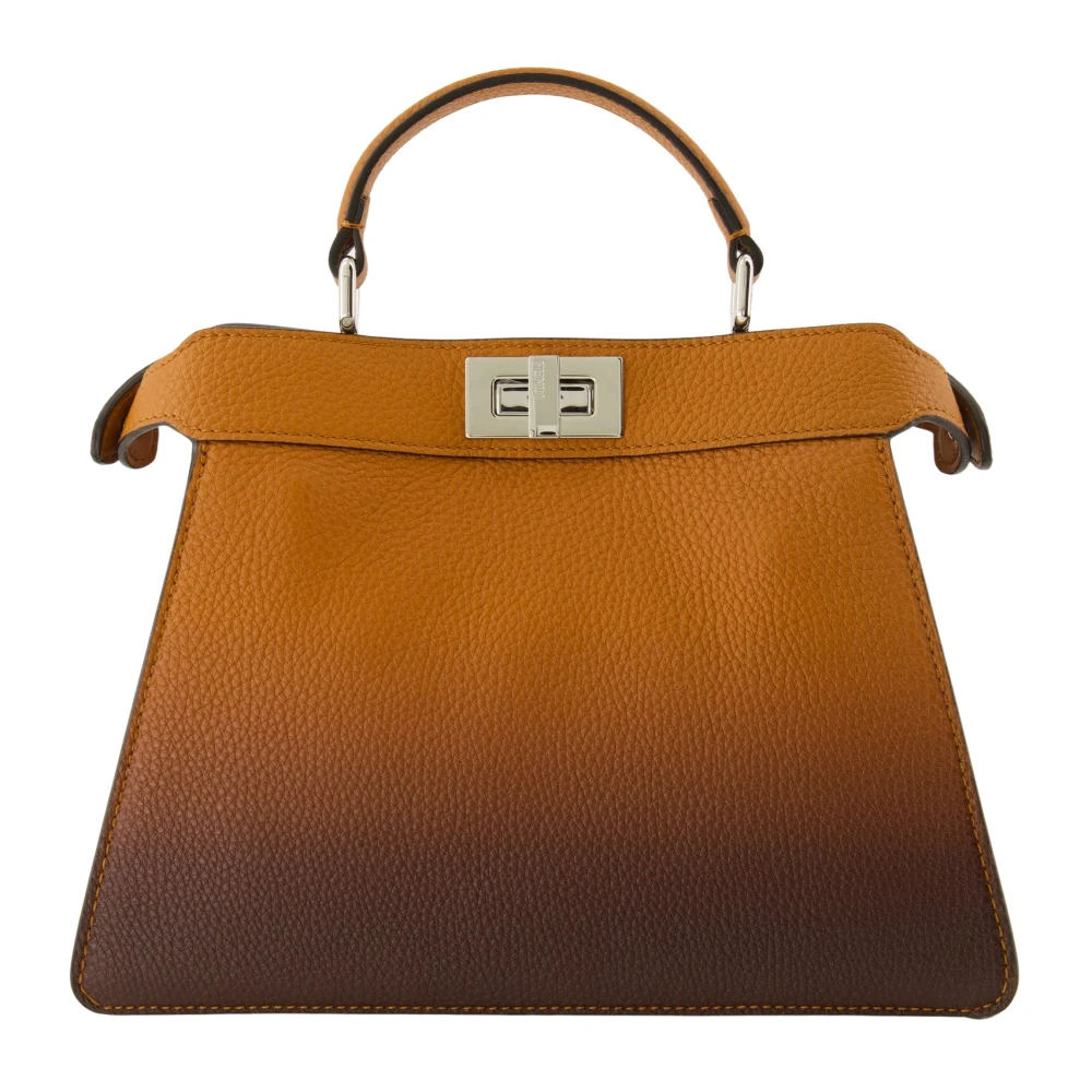 Fendi Women's Brown Handbags, One Size, Peekaboo Iseeu Small