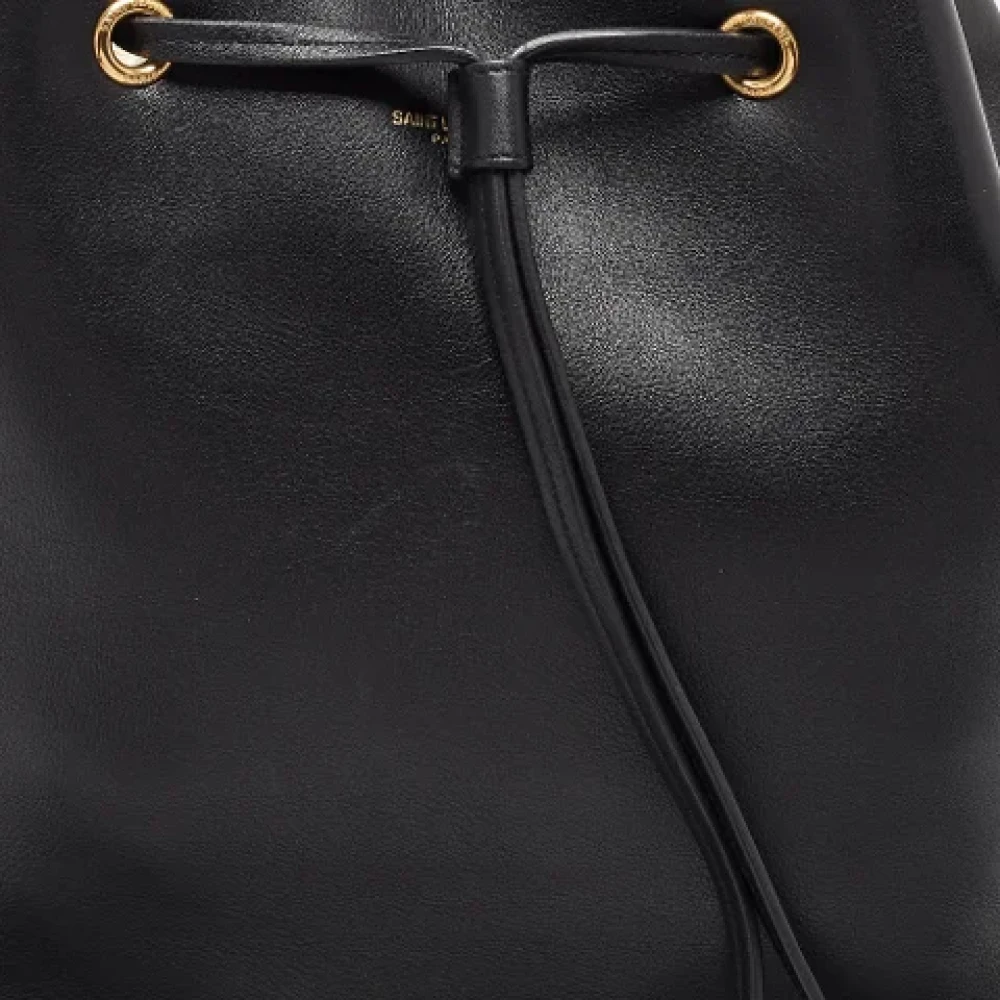 Yves Saint Laurent Vintage Pre-owned Leather shoulder-bags Black Dames