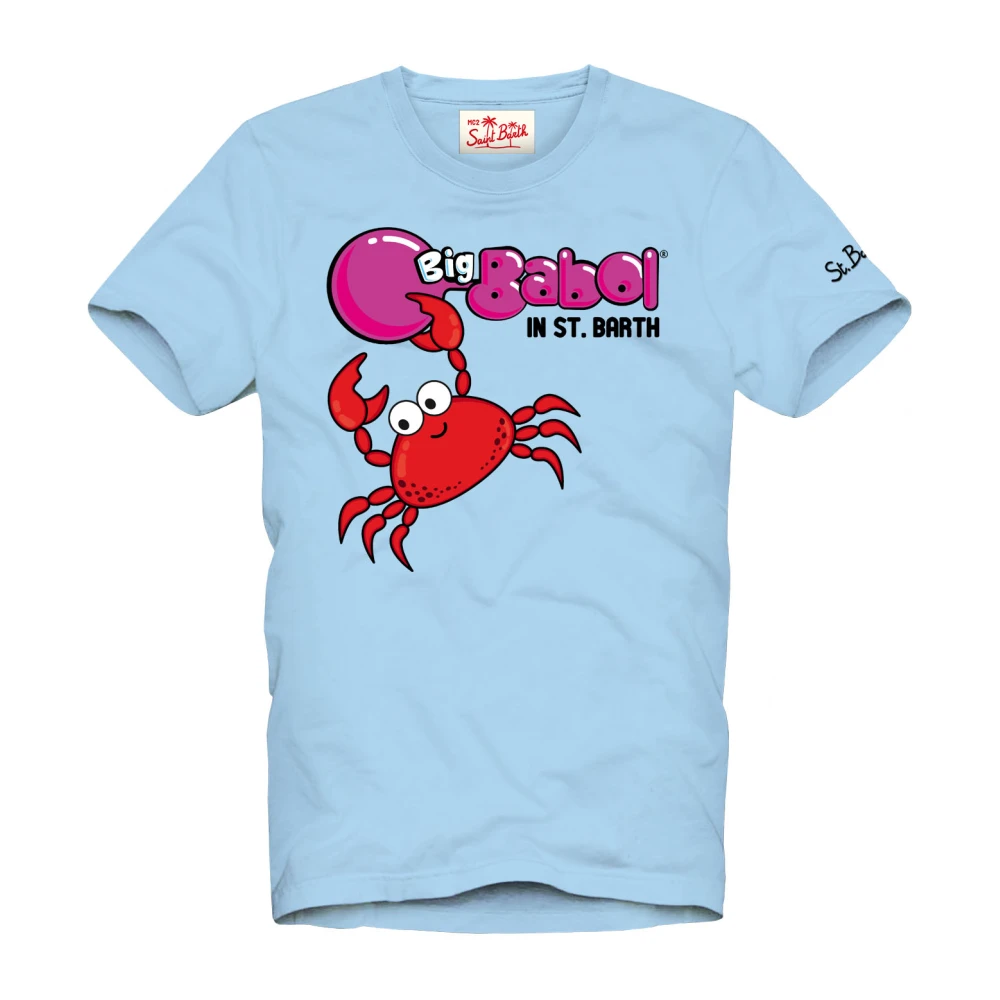 MC2 Saint Barth Krabbenfeest T-Shirt Blue Heren