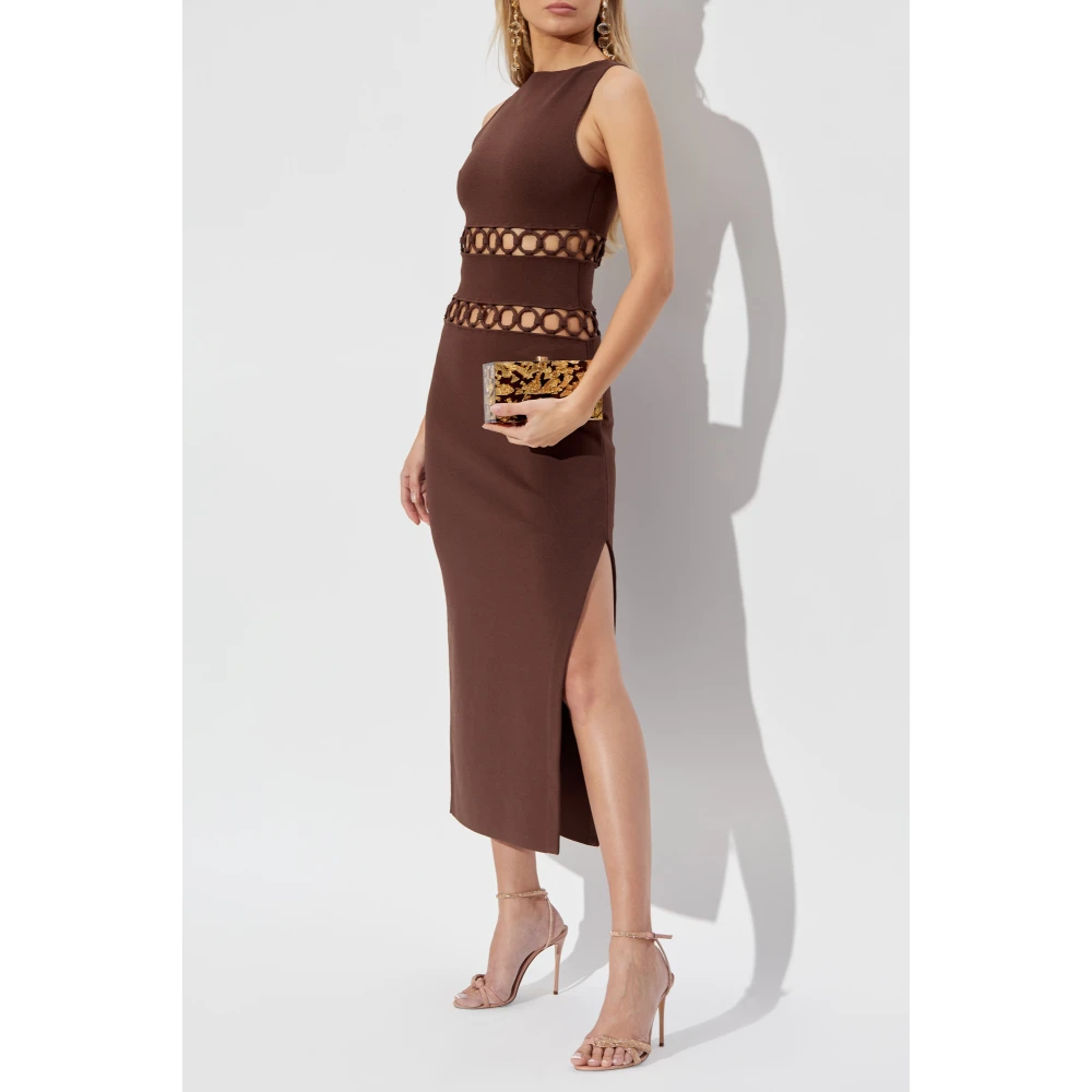 Cult Gaia Jurk River Brown Dames