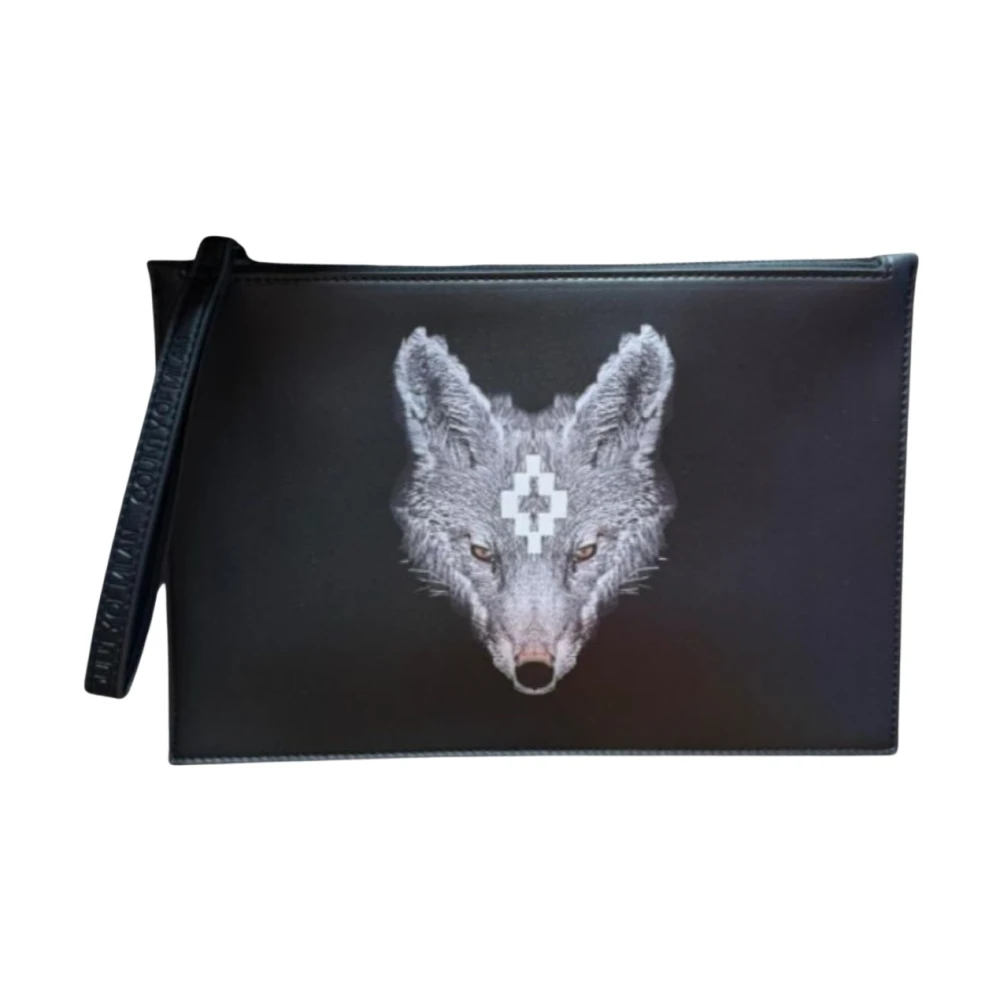 Marcelo Burlon Unisex Black Clutch - Clutches - One Size - Bags