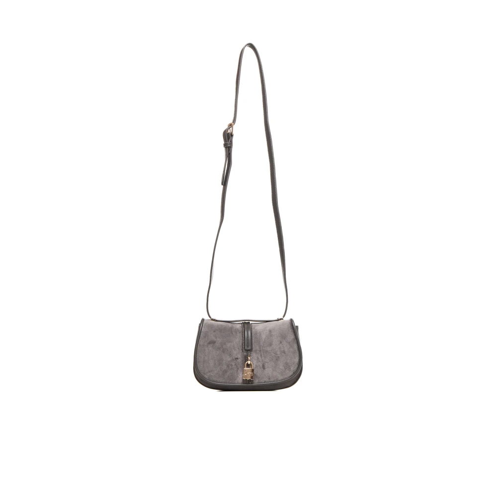 V73 Grijze Schoudertas met Hangslot Gray Dames
