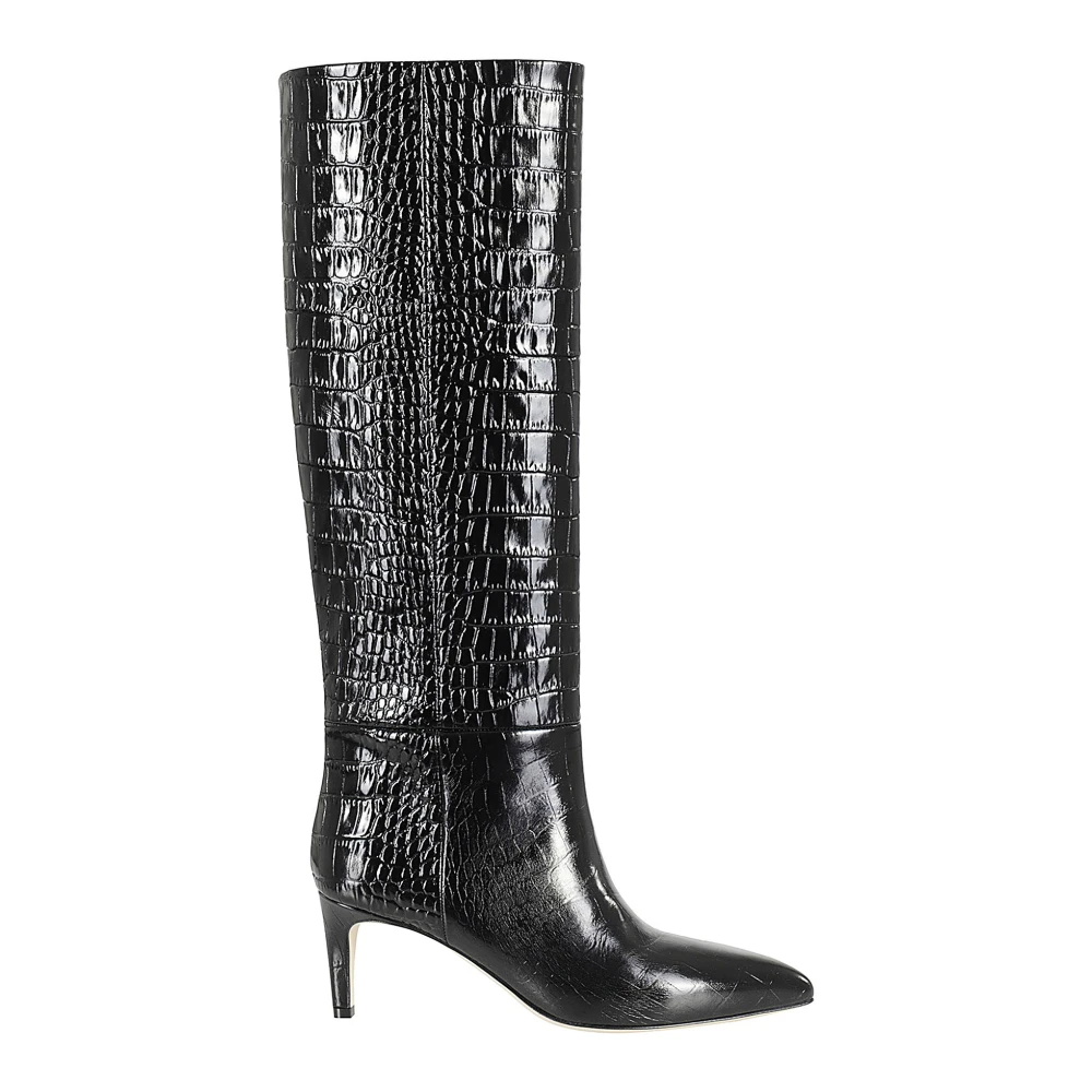 Paris Texas Elegant Stiletto Boot Black, Dam