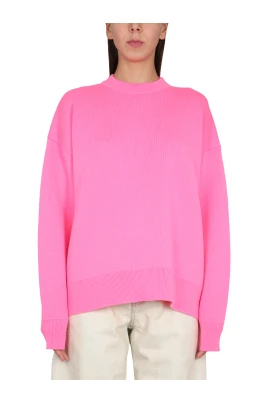 Intarsia Palm Sweater