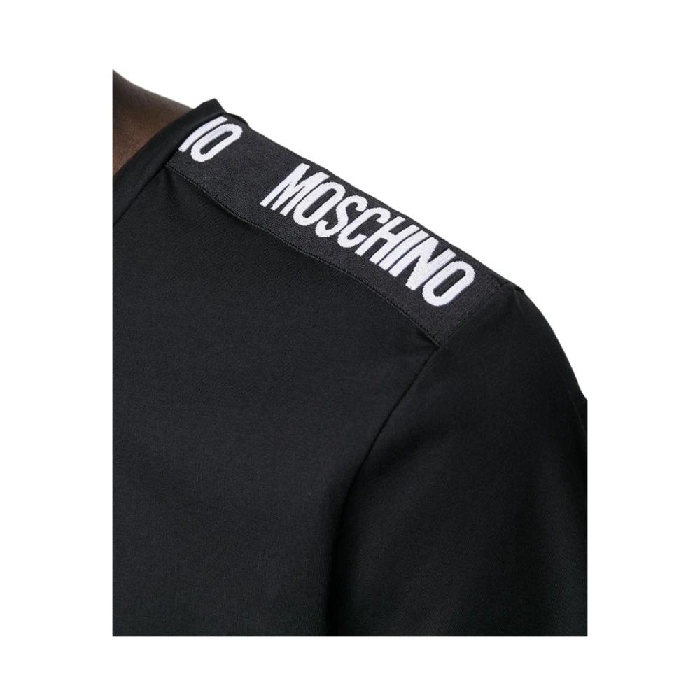 Moschino Korte Mouw T-shirt Black Heren