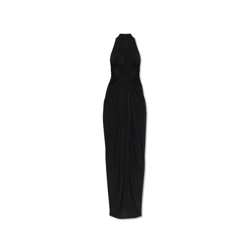 Alaïa Draperad klänning Black, Dam