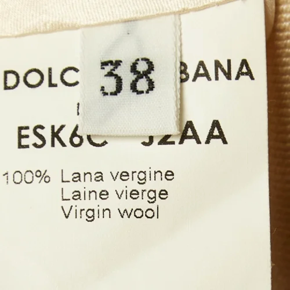 Dolce & Gabbana Pre-owned Knit bottoms Beige Dames