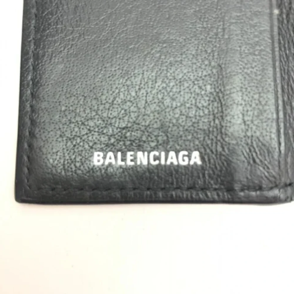Balenciaga Vintage Pre-owned Leather wallets Black Heren
