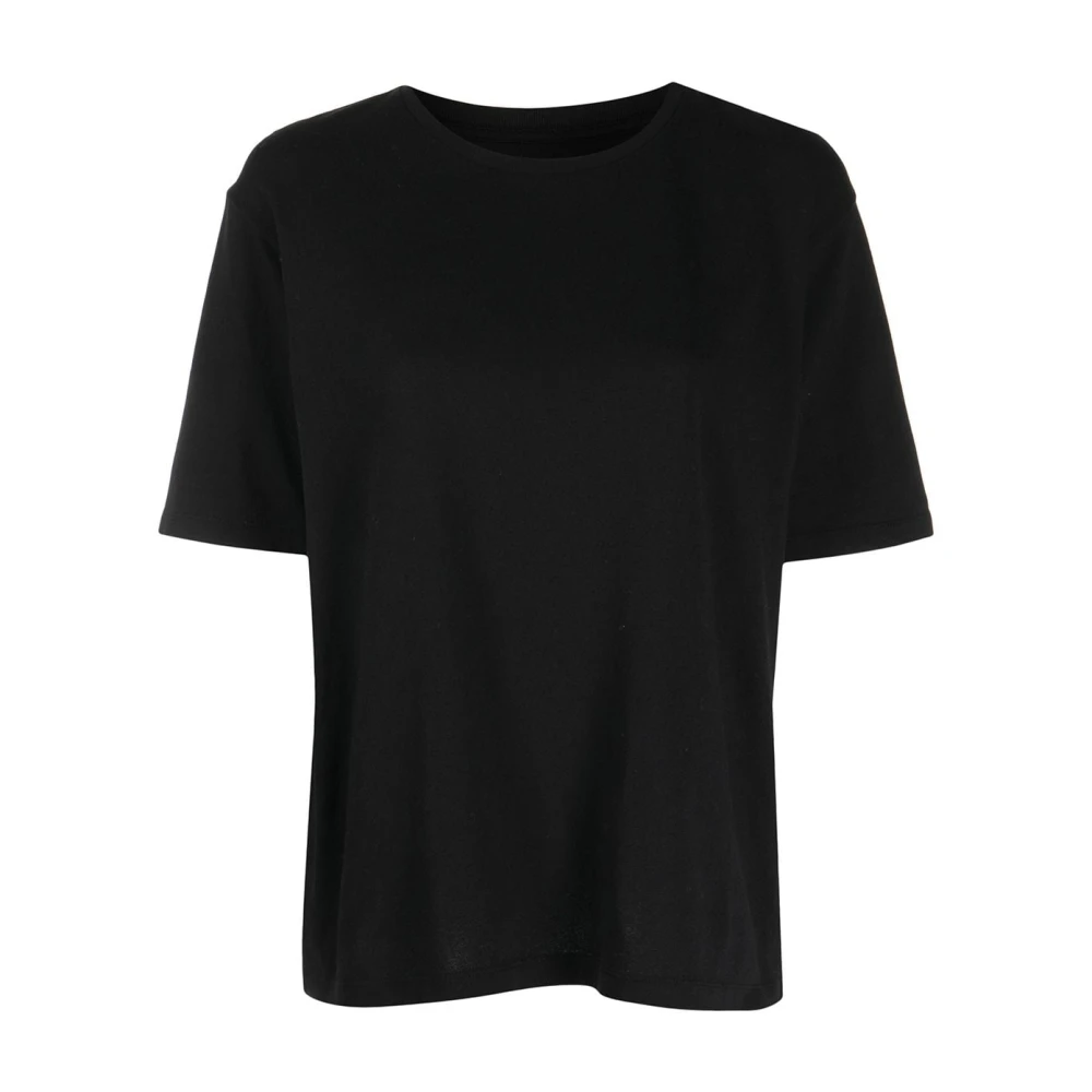 Khaite Zwarte korte mouwen T-shirt Black Dames