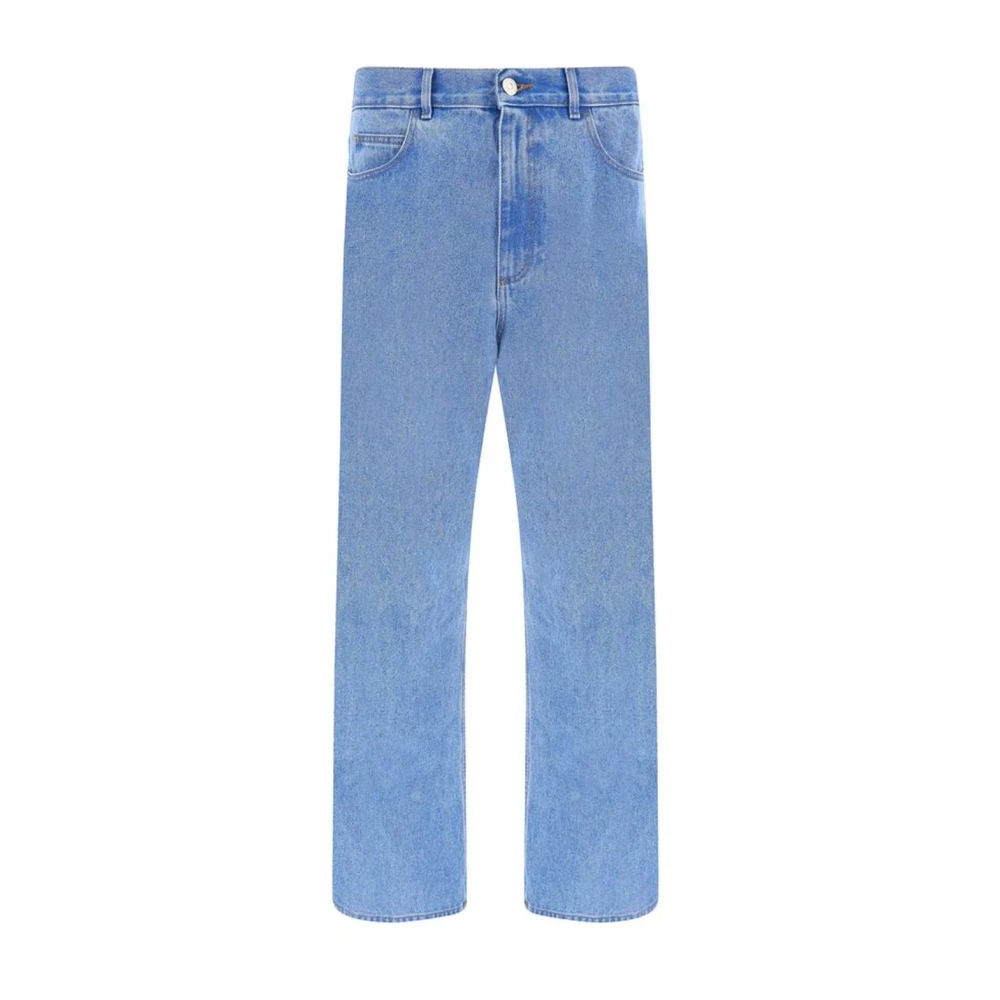Marni Uomo Blu Jeans Classici In Cotone A Cinque Tasche