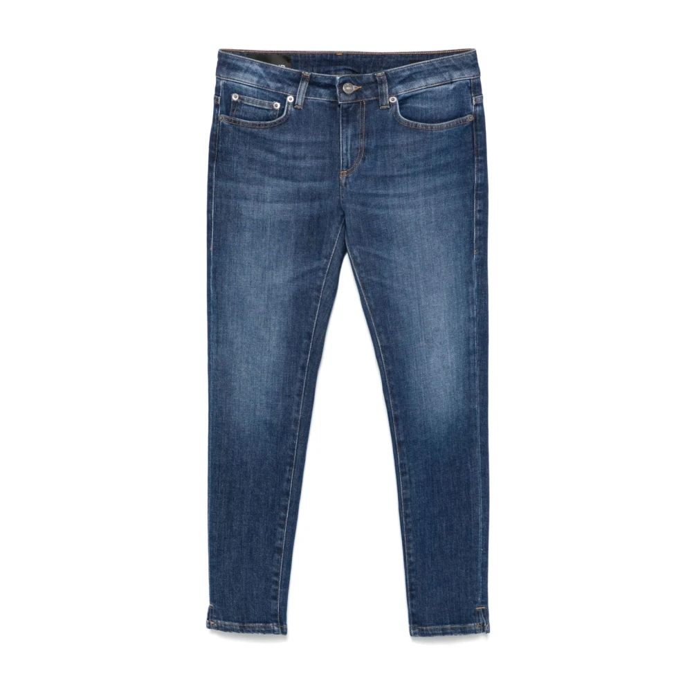 Dondup Indigo Blauwe Jeans met Klassieke Stijl Blue Dames