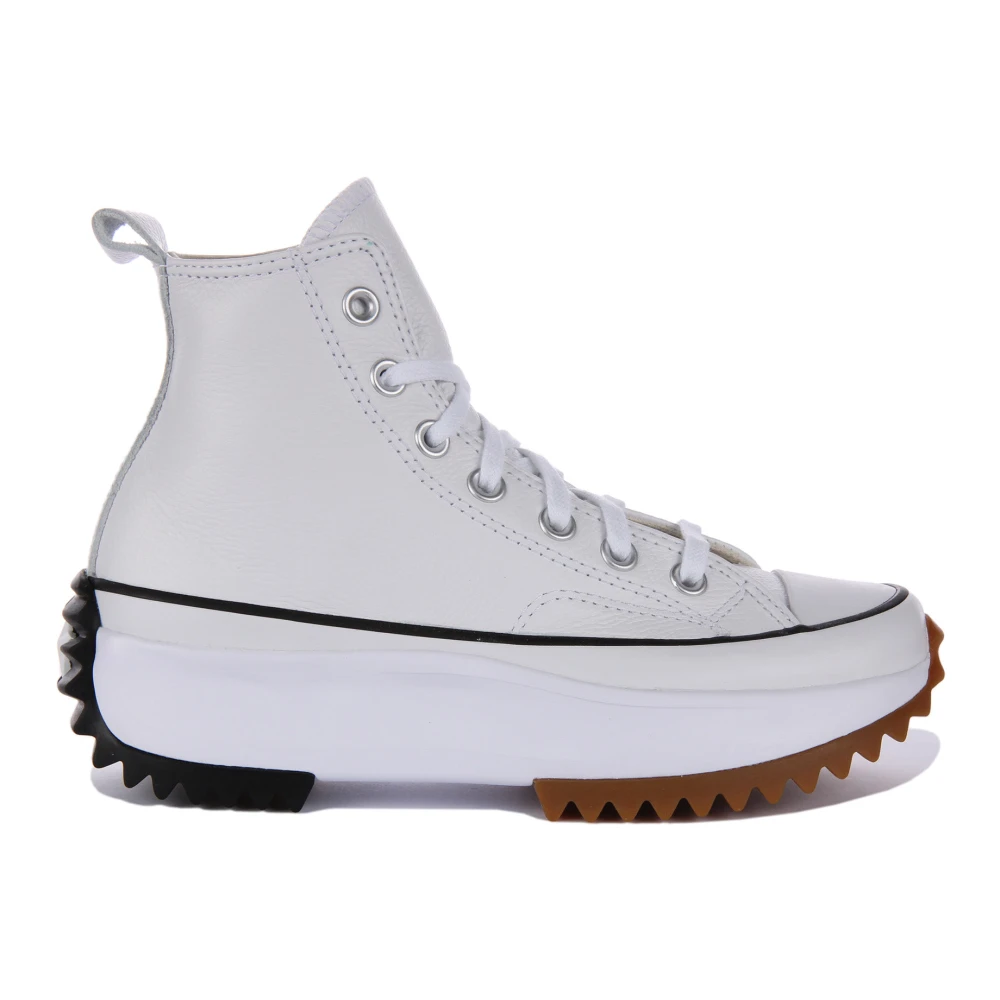 Converse Women's White Leather Hi Top Trainers