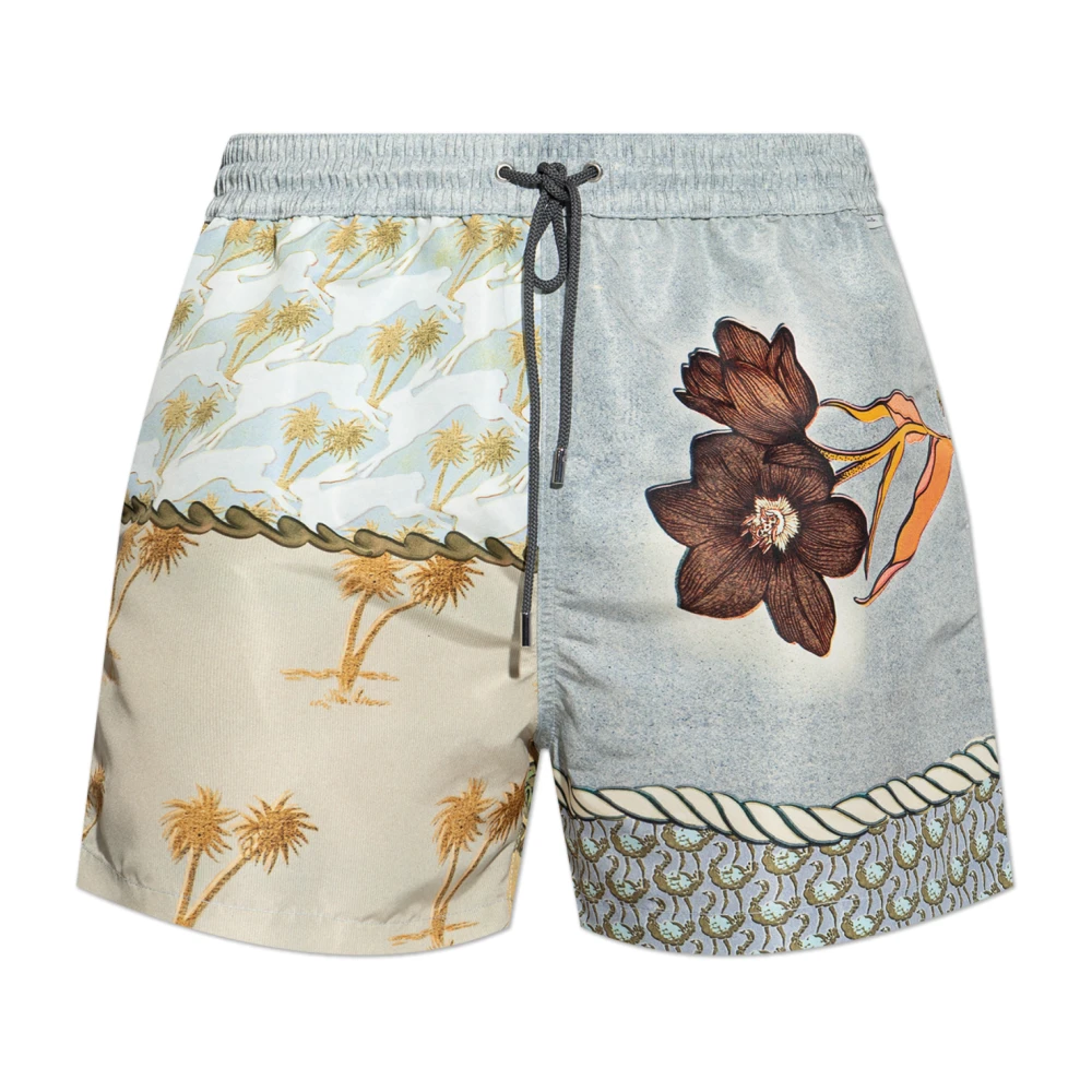 Paul Smith Herren Multicolor Bedruckte Badeshorts