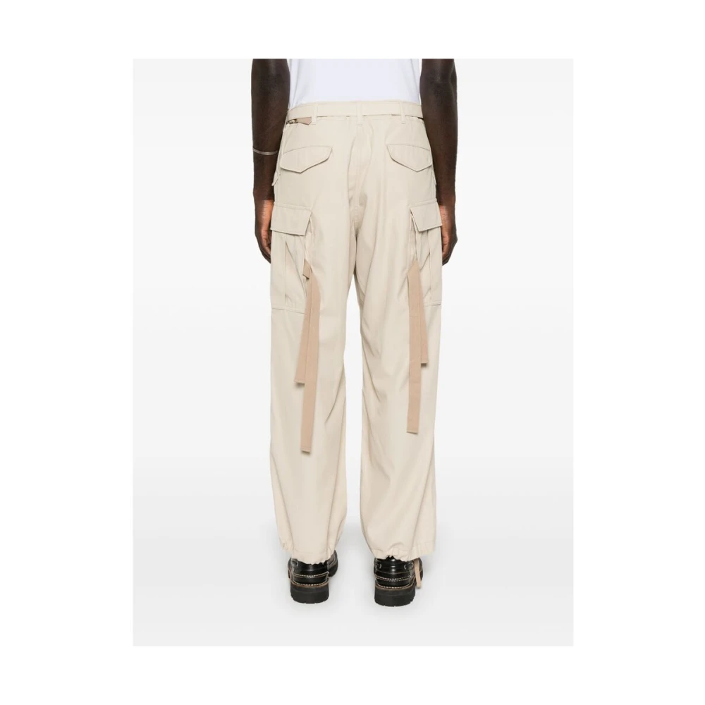Sacai Beige Cargo Broek met Zakken Beige Heren