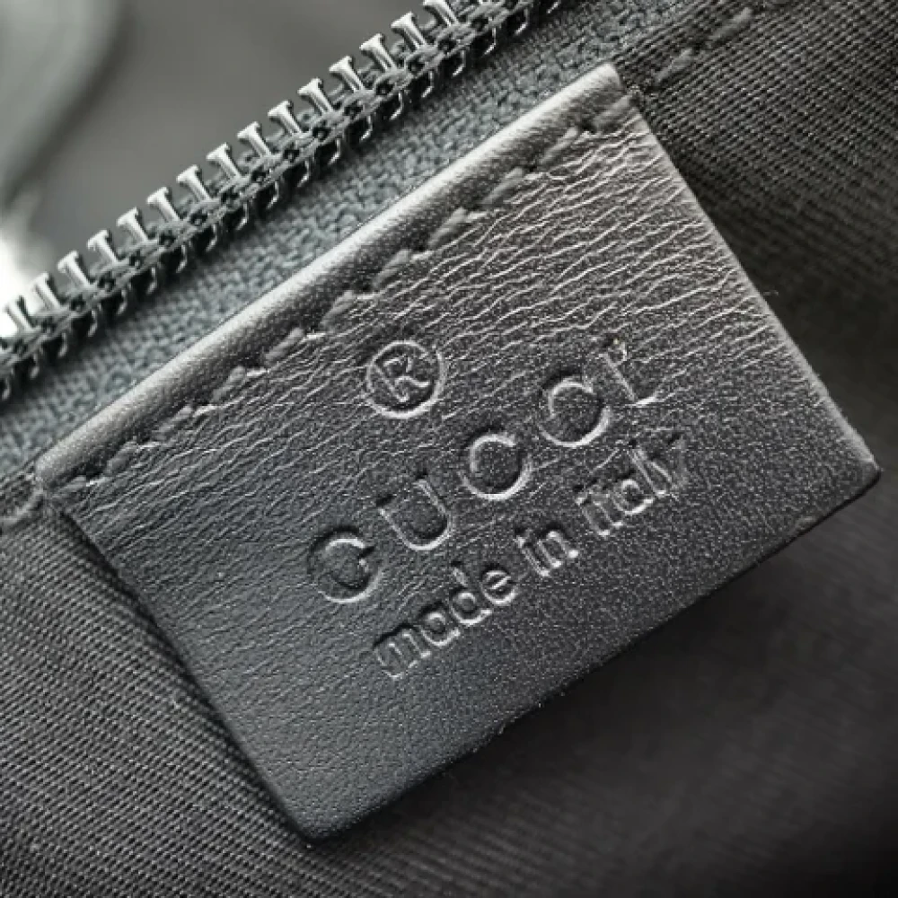 Gucci Vintage Pre-owned Fabric gucci-bags Black Dames