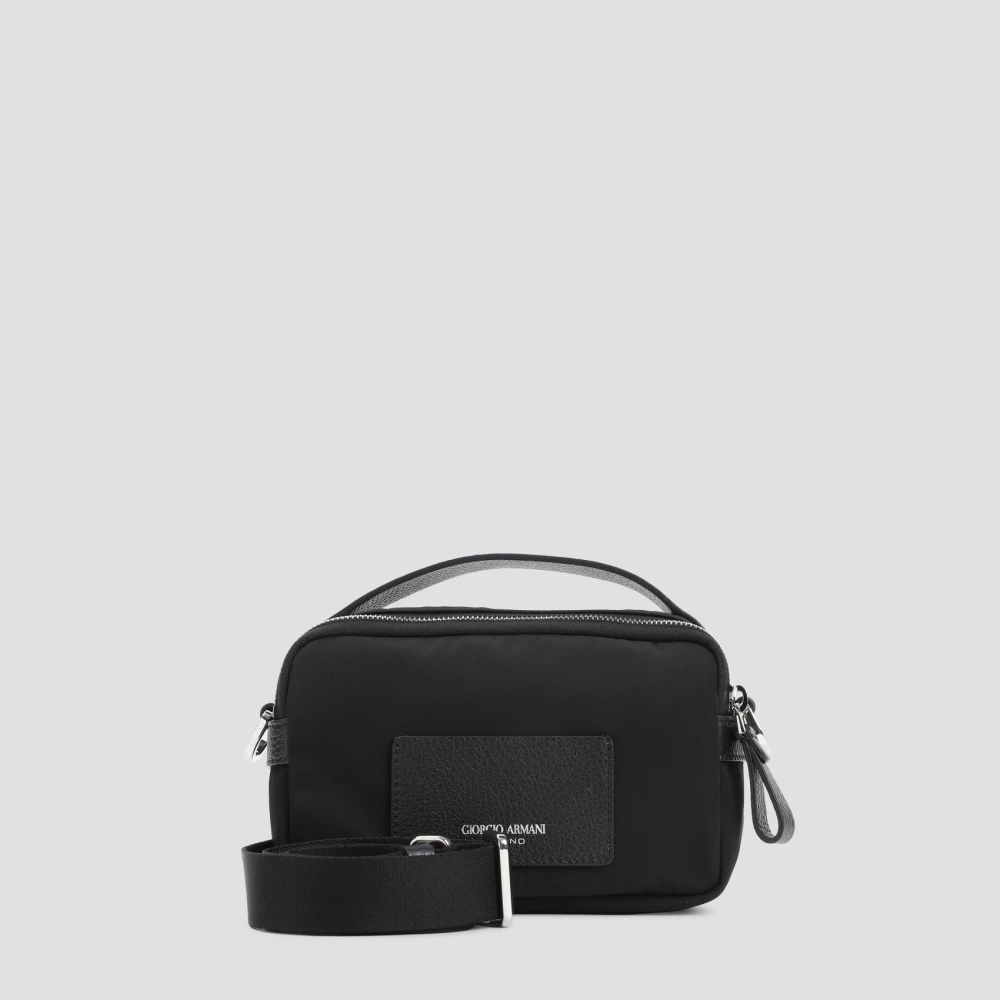 Giorgio Armani Stijlvolle Cross Body Box Tas Black Dames