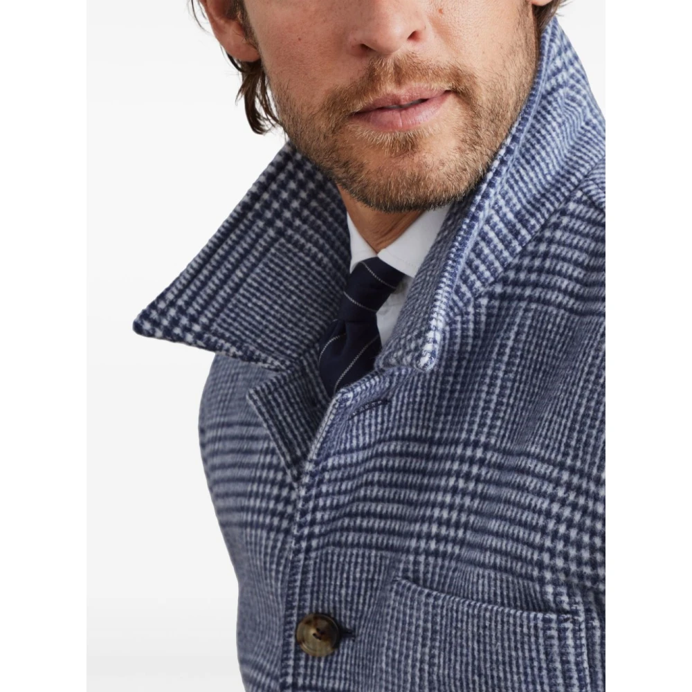 BRUNELLO CUCINELLI Stijlvolle Jassen voor Mannen Blue Heren