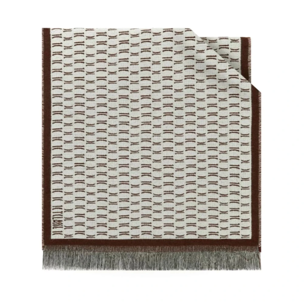 Alviero Martini 1a Classe Allover Sjaal Stijlvol Ontwerp Brown Dames