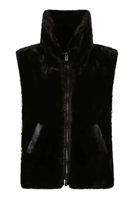 Glossinia Faux Fur Vest