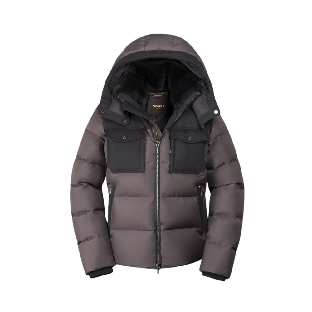 Moorer Men's Brown Down Jackets, 2XL, Alarick Down Jacket