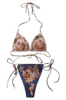 Aster Spliced Tri Bikini