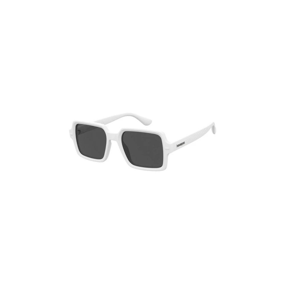 Havaianas Unisex White Rubber Frame Sunglasses