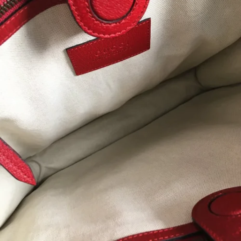 Gucci Vintage Pre-owned Canvas gucci-bags Beige Dames