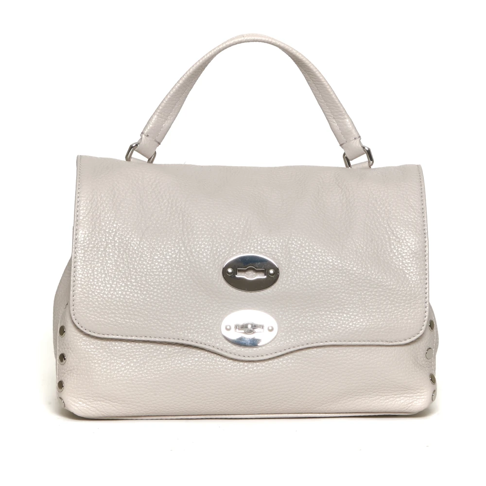 Zanellato Elegante Witte Leren Handtas White Dames