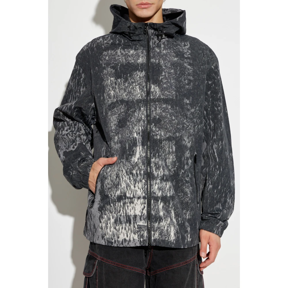 Diesel Capuchonjack J-Brick Gray Heren
