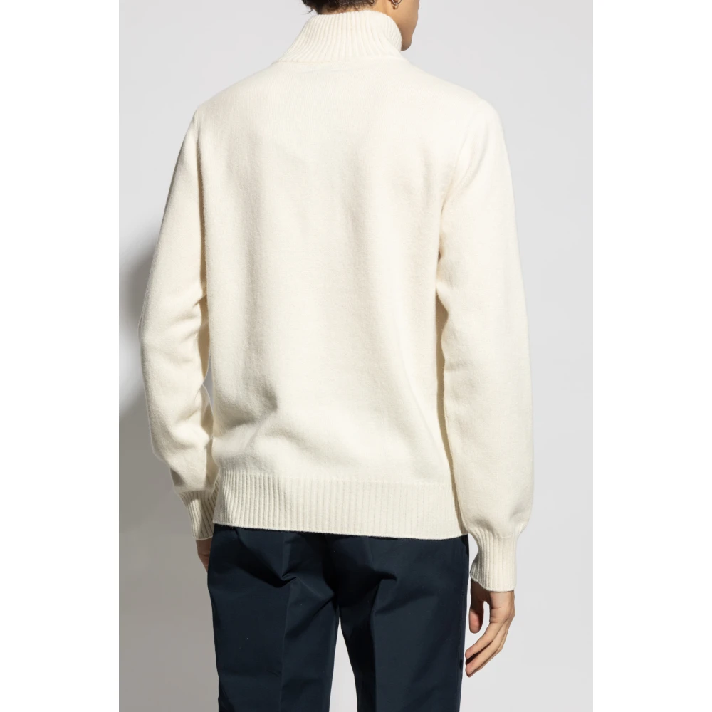 Tom Ford Trui met knoopsluiting bij de hals Beige Heren