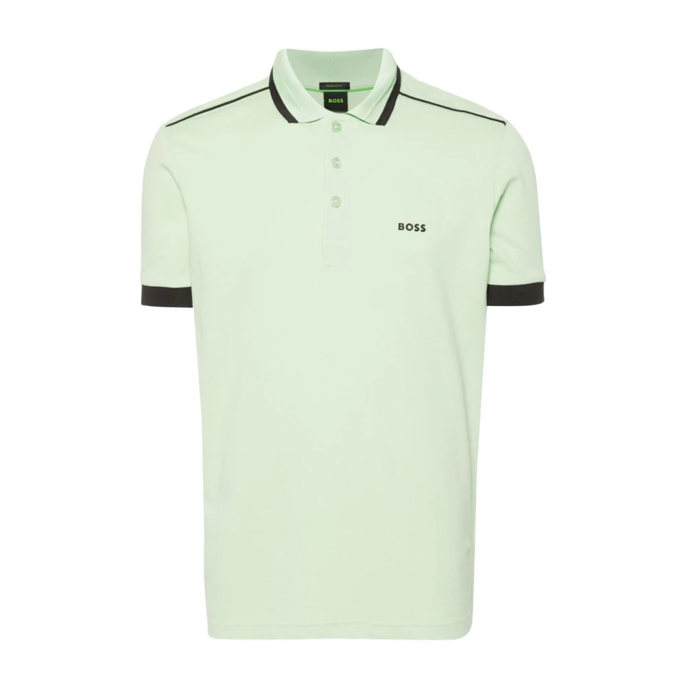 Hugo Boss Klassiek Polo Shirt voor Mannen Green Heren