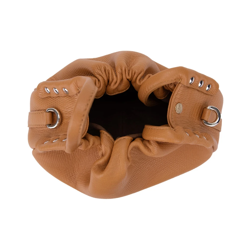 Zanellato Elastische Schoudertas Nanai Design Orange Dames