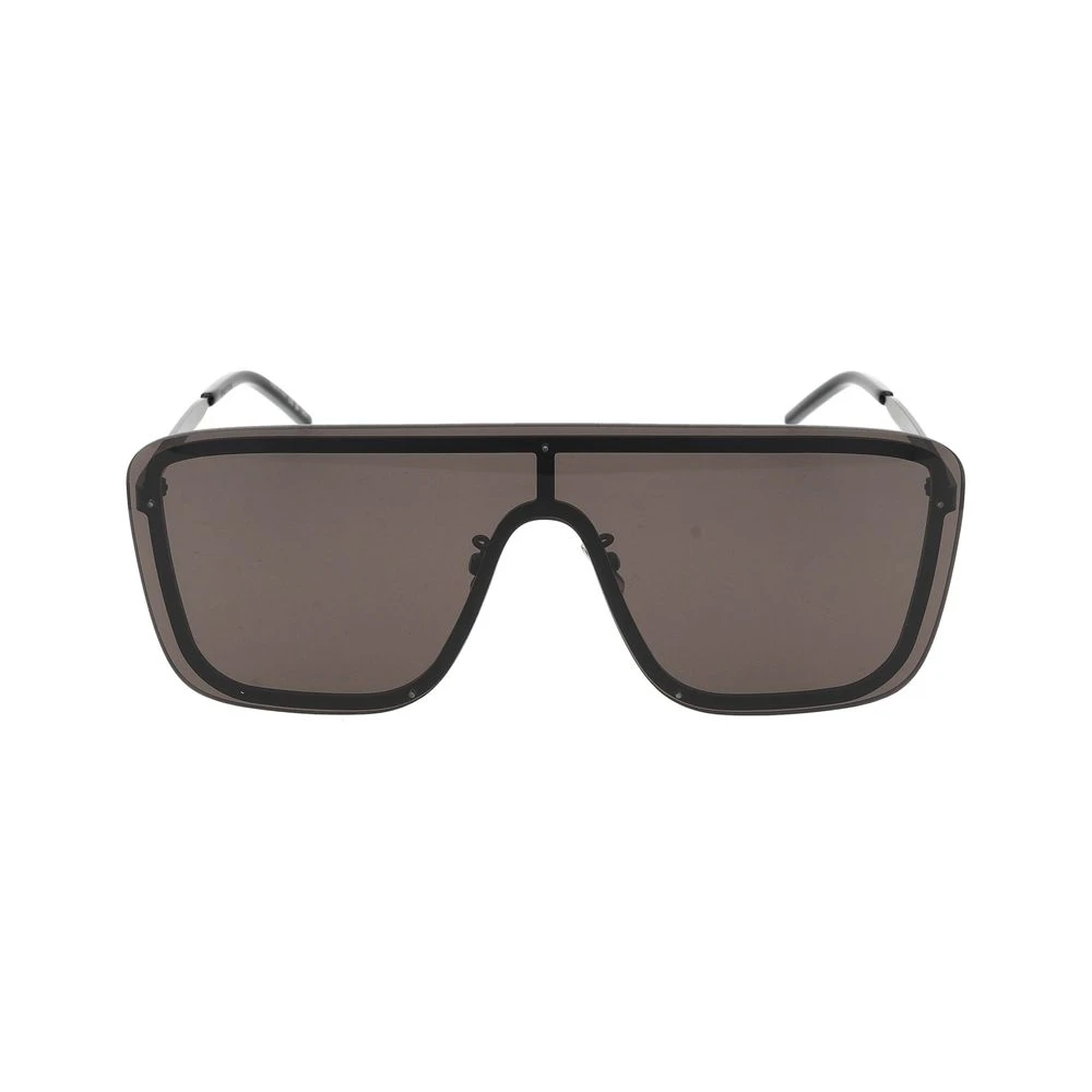 Saint Laurent Unisex Black Mask Sunglasses Sl 364 - Sunglasses - One Size - Accessories