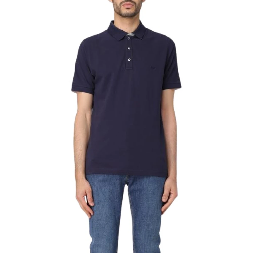 Fay Men's Blue Polo Shirts, S, Polo Shirt
