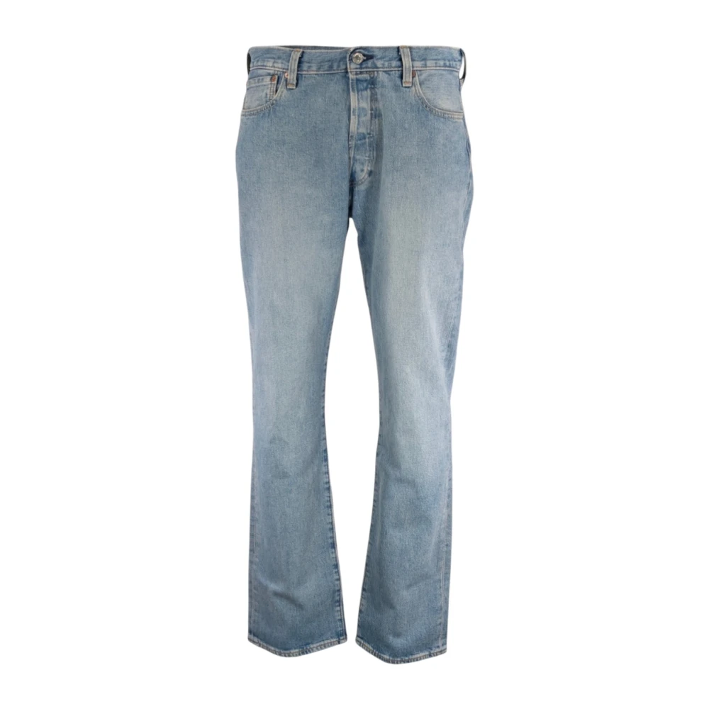 Levi's Men's Blue Straight Fit Jeans, W32, 501 Original Fit Jeans