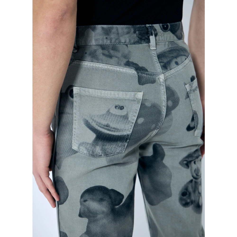 Vivienne Westwood Straight-Leg Five-Pocket Jeans Multicolor Heren