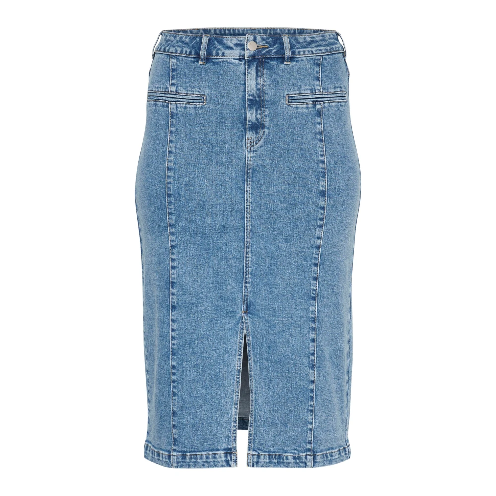 Skirts > Denim Skirts - - Kaffe Curve - Modalova