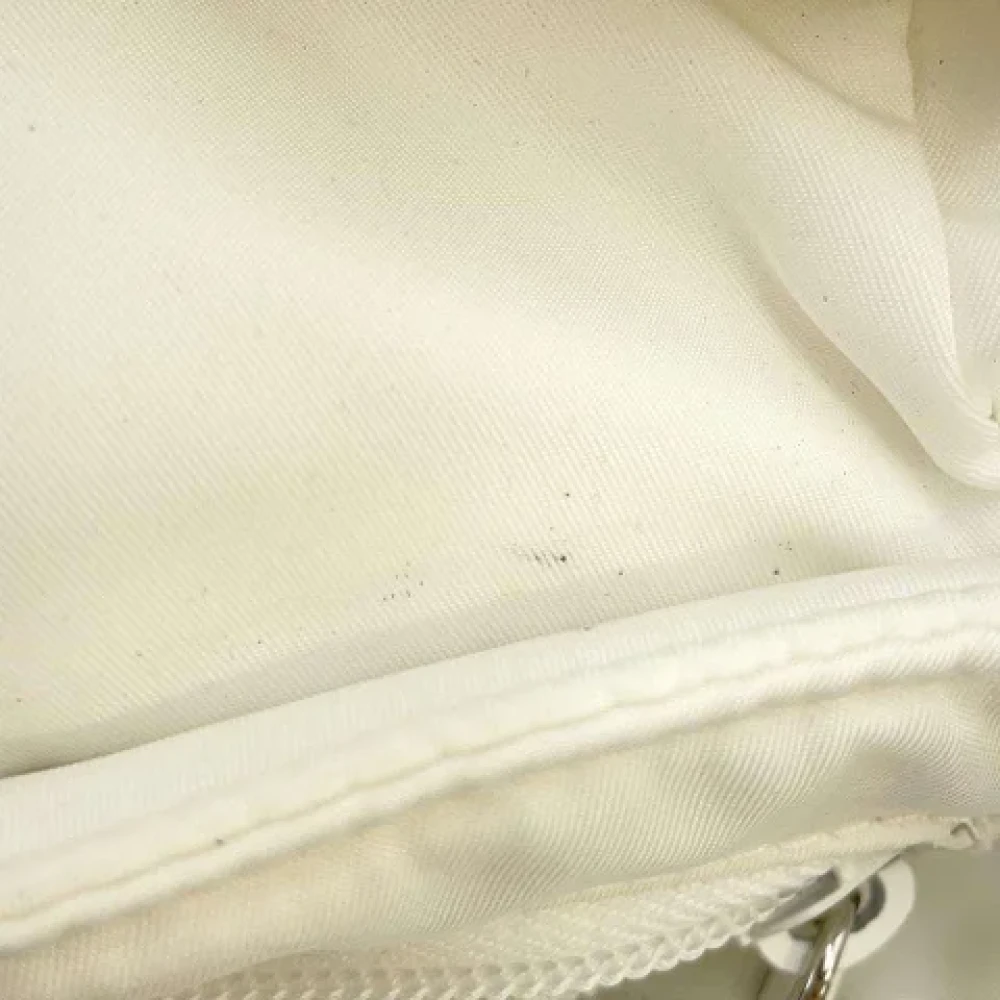 Prada Vintage Pre-owned Nylon handbags White Dames