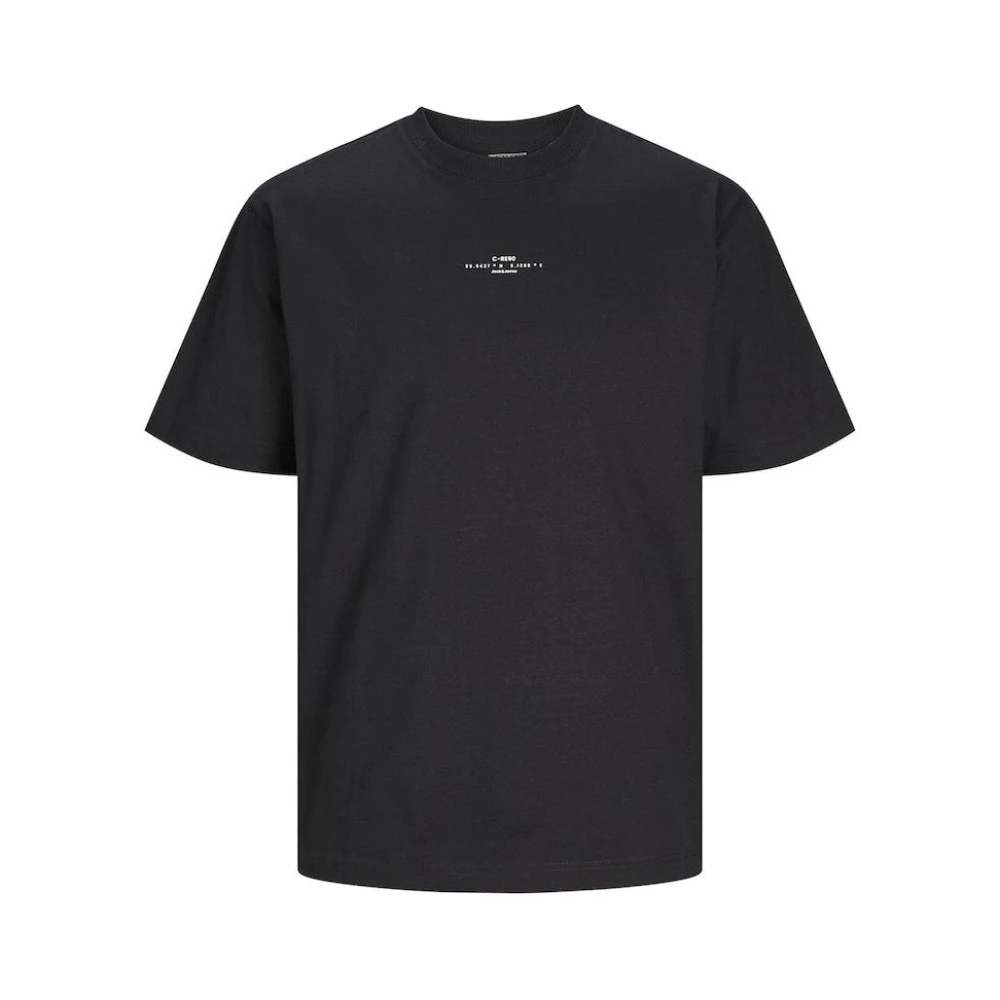 JACK & JONES CORE T-shirt JCOSOLARRIZE met backprint zwart