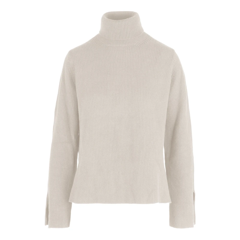 Bomboogie Mujer Beige - Suéter De Cuello Alto De Mezcla De Algodón - Knitwear - S