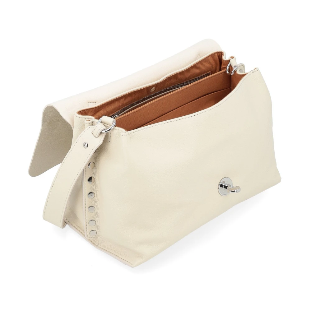 Zanellato Witte Postina Saeta Schoudertas White Dames