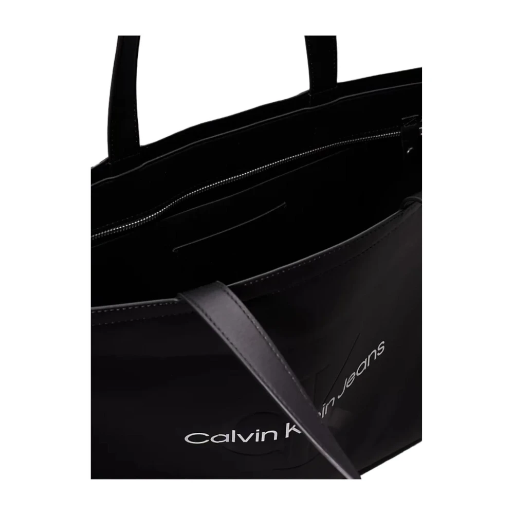 Calvin Klein Sculpted Slim Schoudertas Black Dames