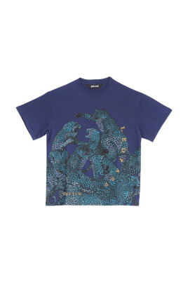 leopard-print-blue-t-shirt