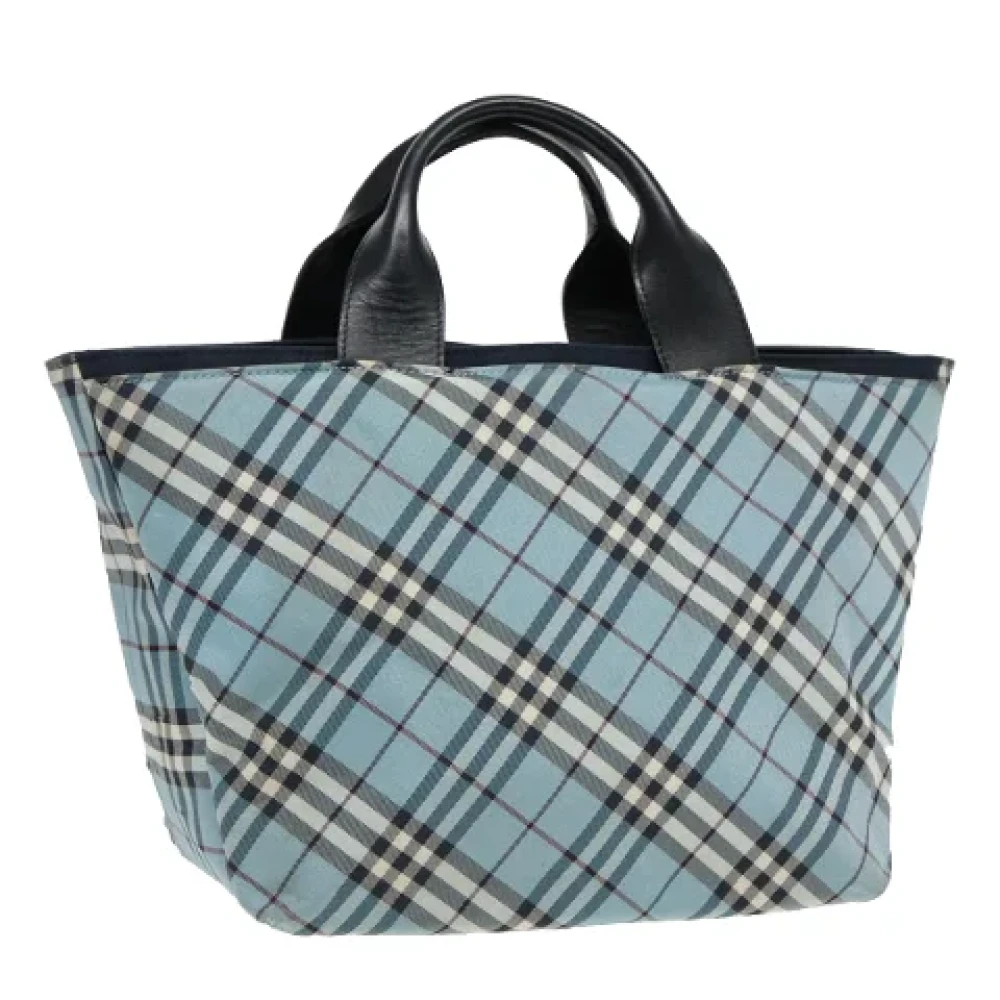 Burberry Vintage Pre-owned Nylon handbags Blue Dames
