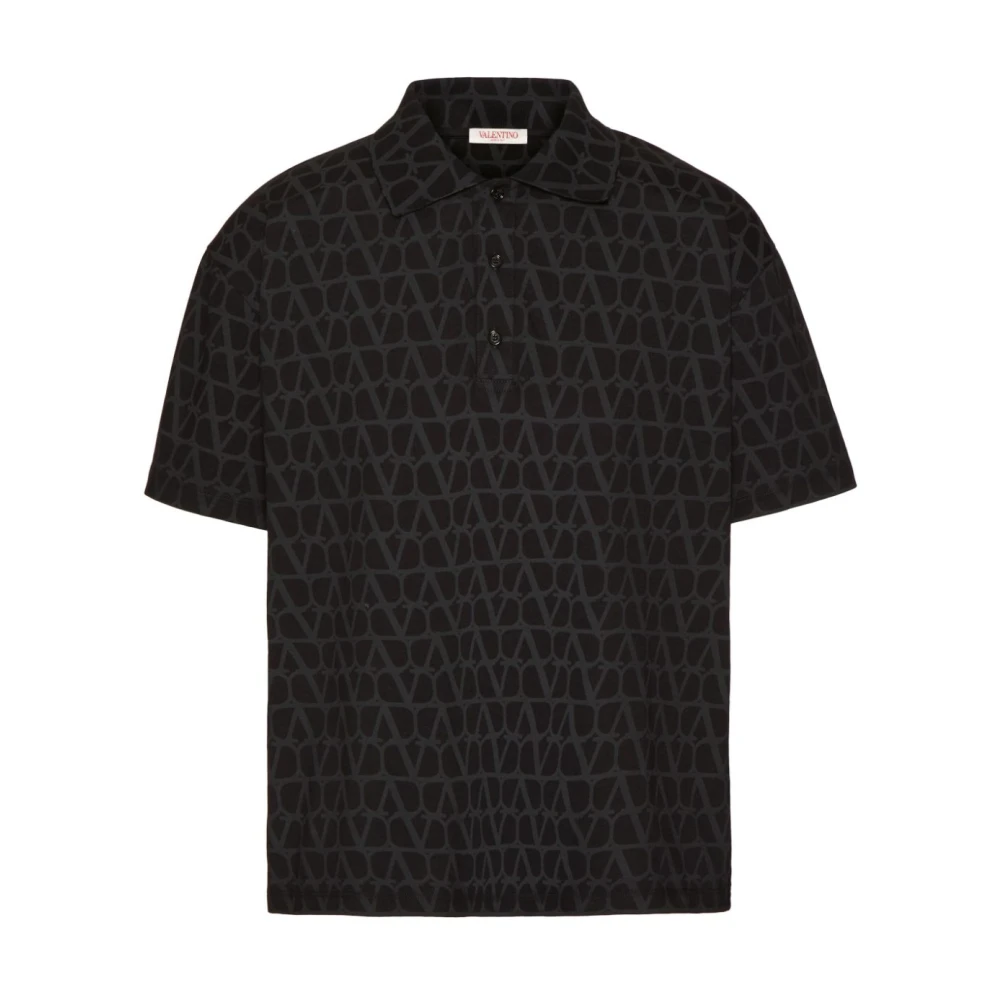 Valentino Garavani Zwarte T-shirts & Polos voor heren Black Heren
